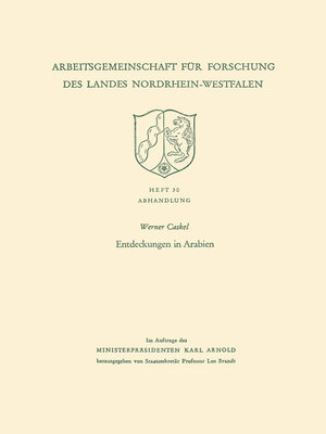 cover image of Entdeckungen in Arabien